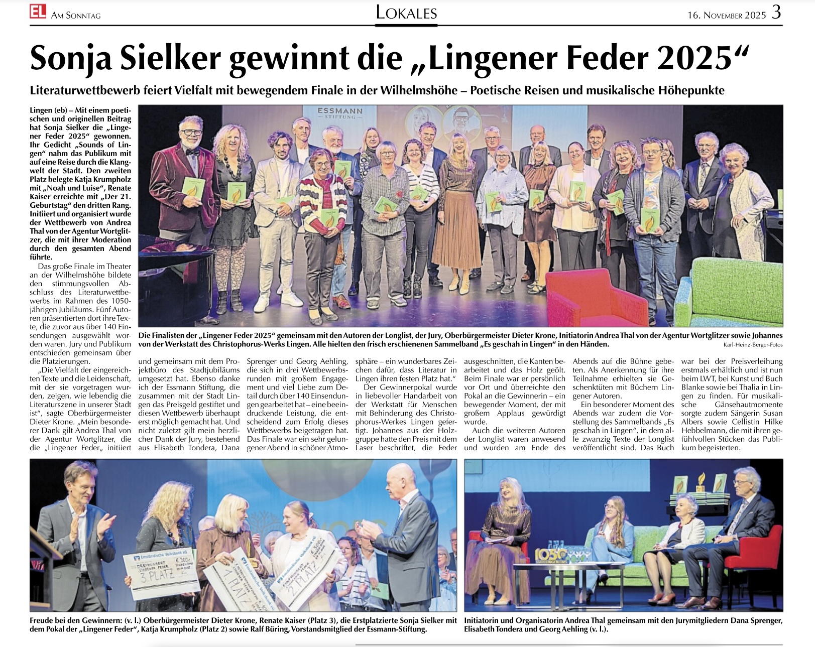 Pressemitteilung Lingener Feder 2025